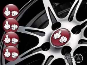 Rim Decals Racing Limited Domed Sport Style
